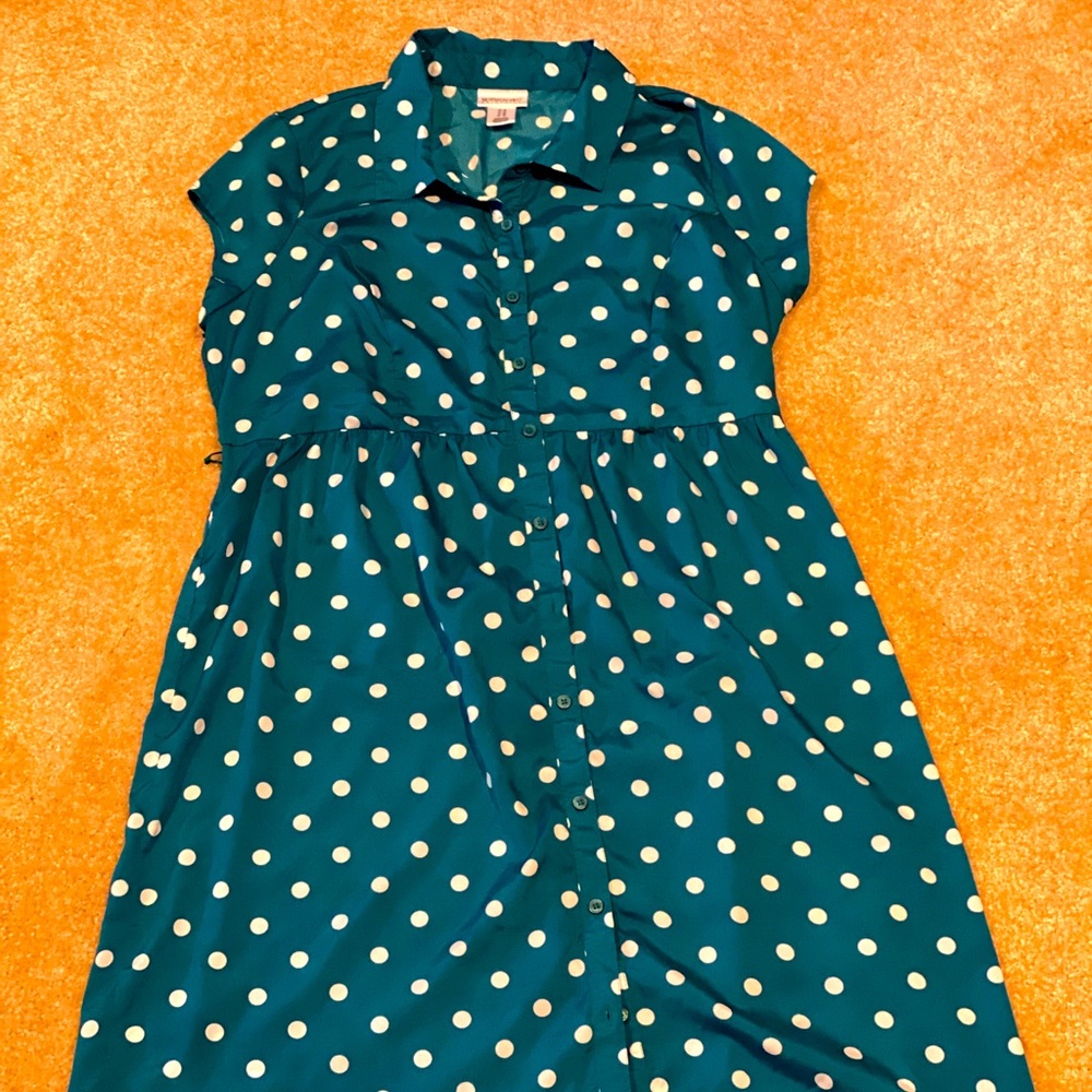 Motherhood Maternity Medium polka dot dress